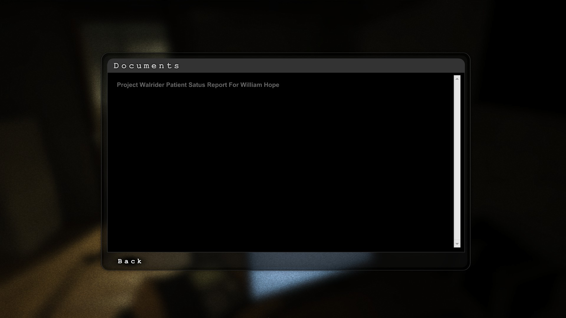 OutlastProtoDocumentsMenu.jpg