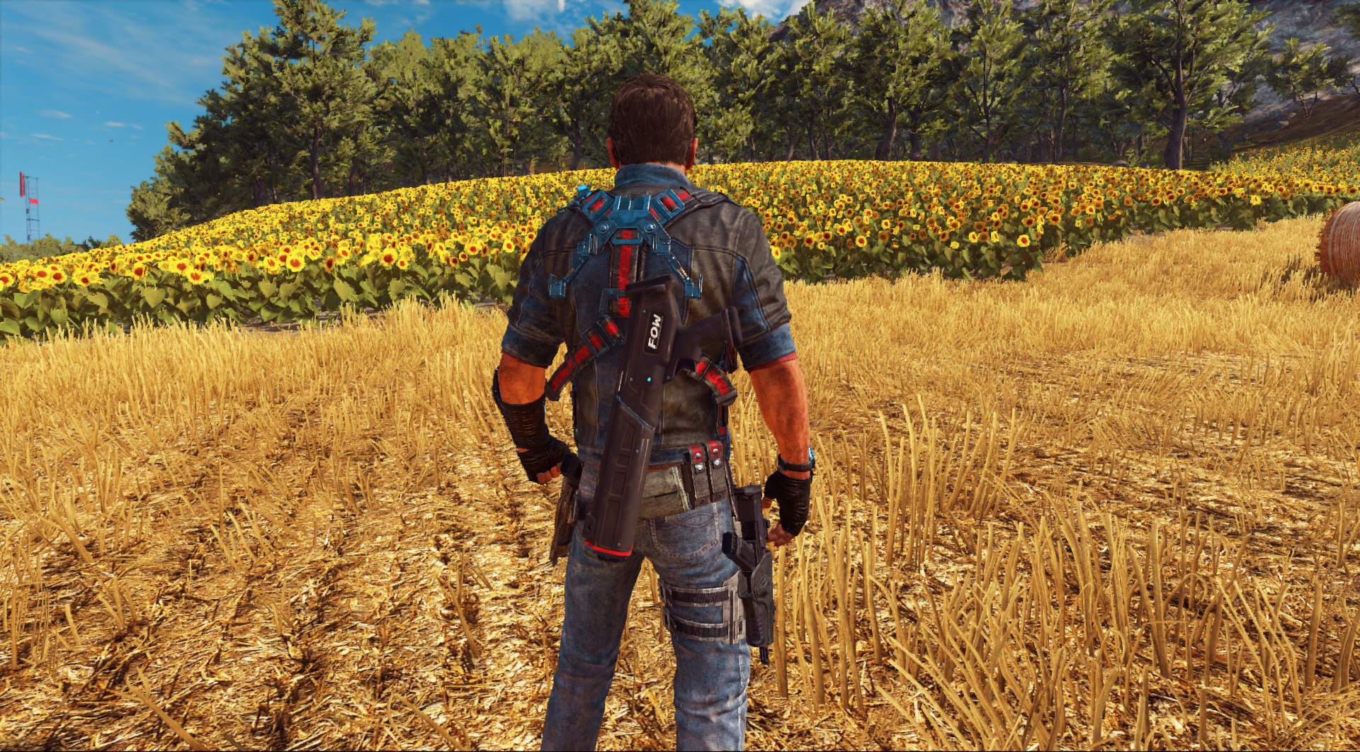 Improperly placed Sungun on Rico's back.
