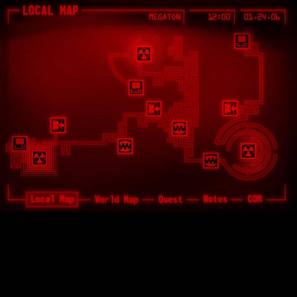 Pip-Boy interface mockup Pip-Boy interface mockup