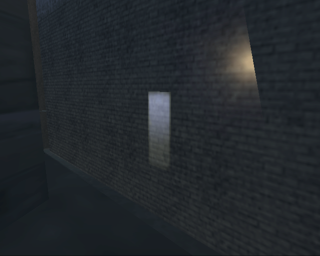 A light behind the wall of the building mentioned above facing the Spazz Industries building. A light behind the wall of the building mentioned above facing the Spazz Industries building.