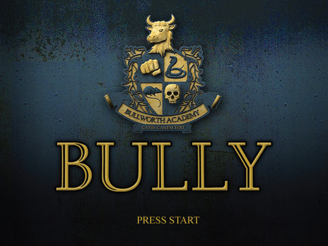 The game's main menu. The final version lacks one entirely.