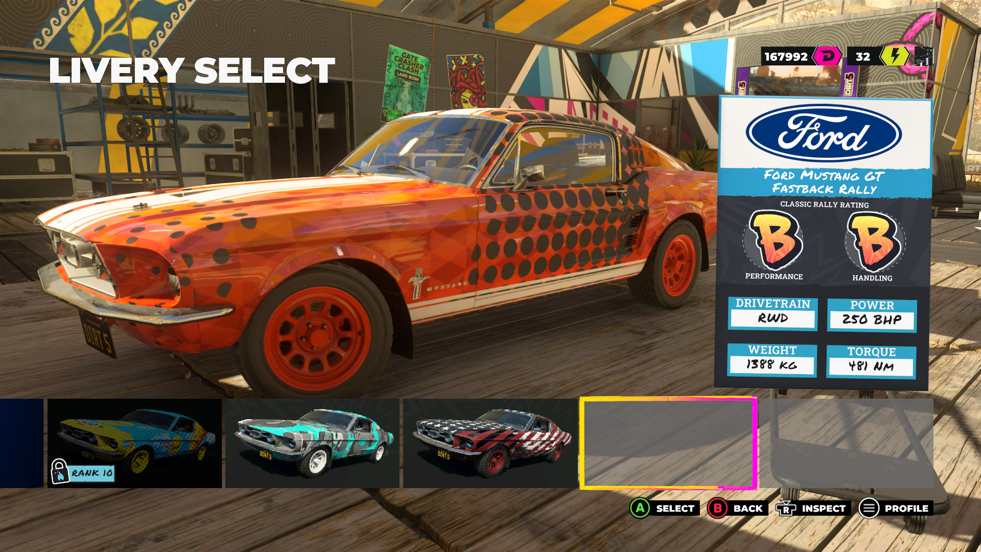 5th livery for the Mustang Fastback. 5th livery for the Mustang Fastback.