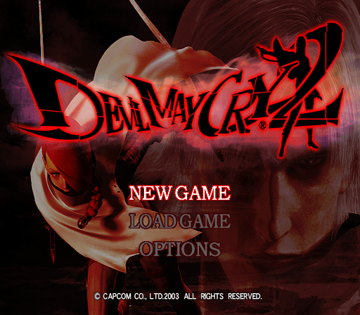 Dmc2_jp_lucia_titlescreen_newgame.png