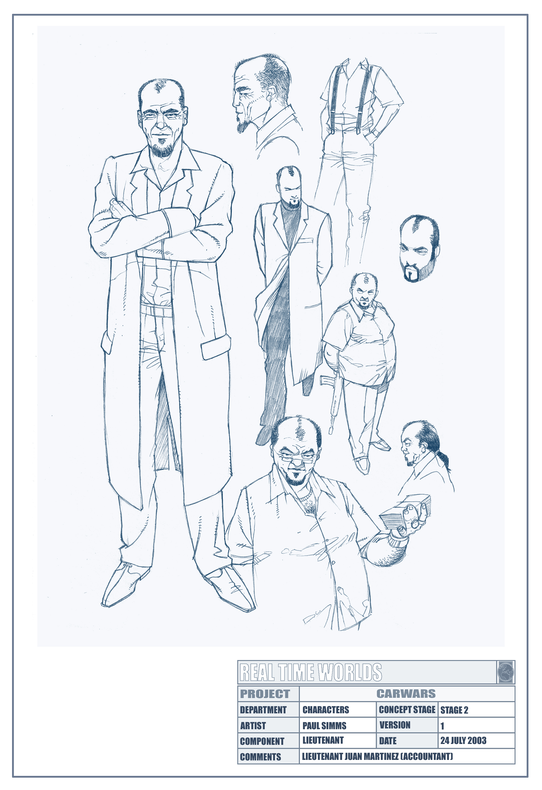 Stage 2 concept work of Juan Martinez. (2004 - 2005)