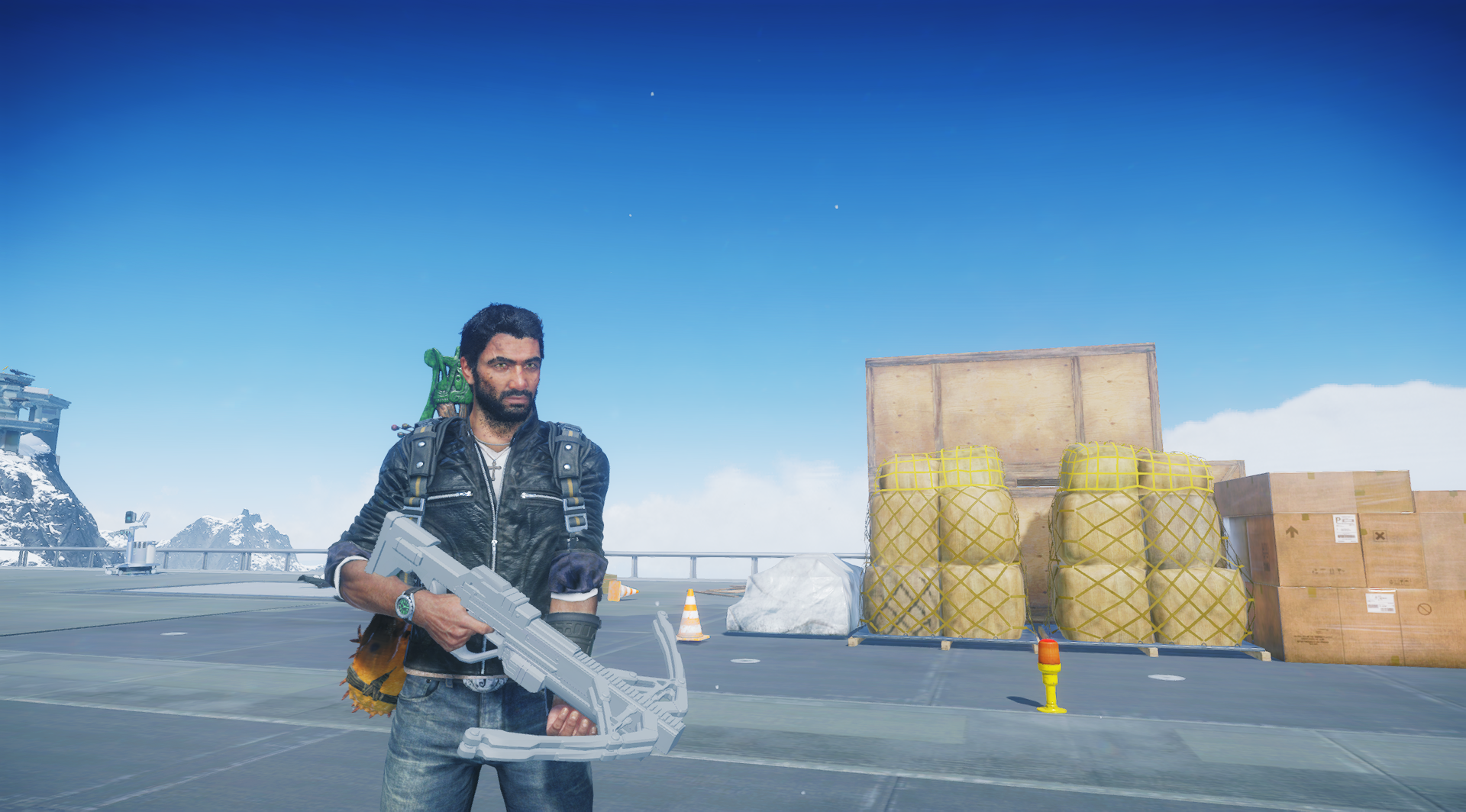 Rico holding it.