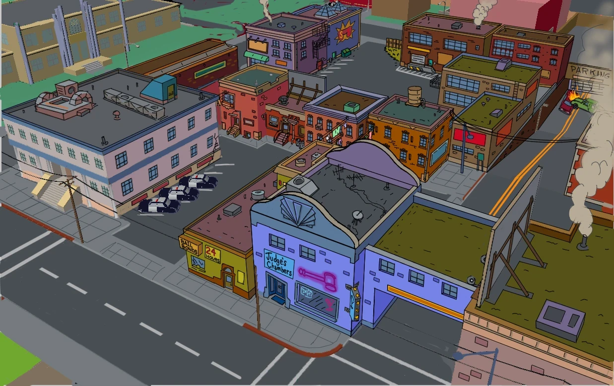 "Many grey box paint - overs are used by 3D modelers as inspiration to embellish the primitive shapes within the environment. Adding logic to the shapes and visual interest to a level composed of boxes. Plus a couple of jokes thrown in for good measure ;)" "Many grey box paint - overs are used by 3D modelers as inspiration to embellish the primitive shapes within the environment. Adding logic to the shapes and visual interest to a level composed of boxes. Plus a couple of jokes thrown in for good measure ;)"