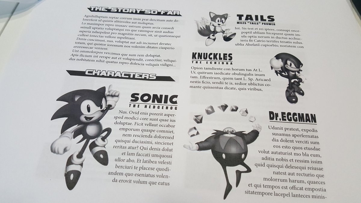 An early concept for one of the pages of the exclusive San Diego Comic Con Manual.