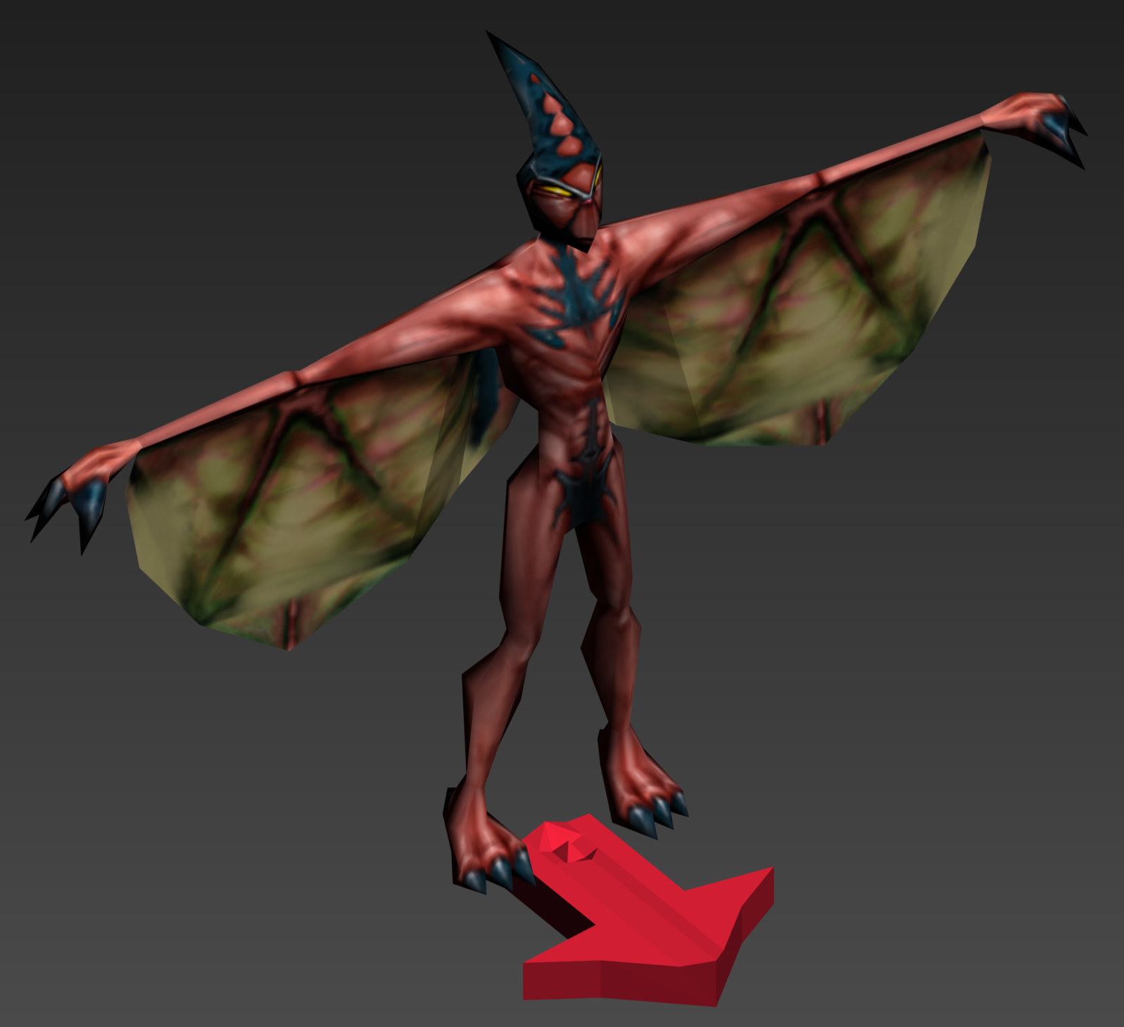 BatDude - The BatDude was rejected due to the non-uniform scale of its arms, which caused issues with the physique modifiers. BatDude - The BatDude was rejected due to the non-uniform scale of its arms, which caused issues with the physique modifiers.