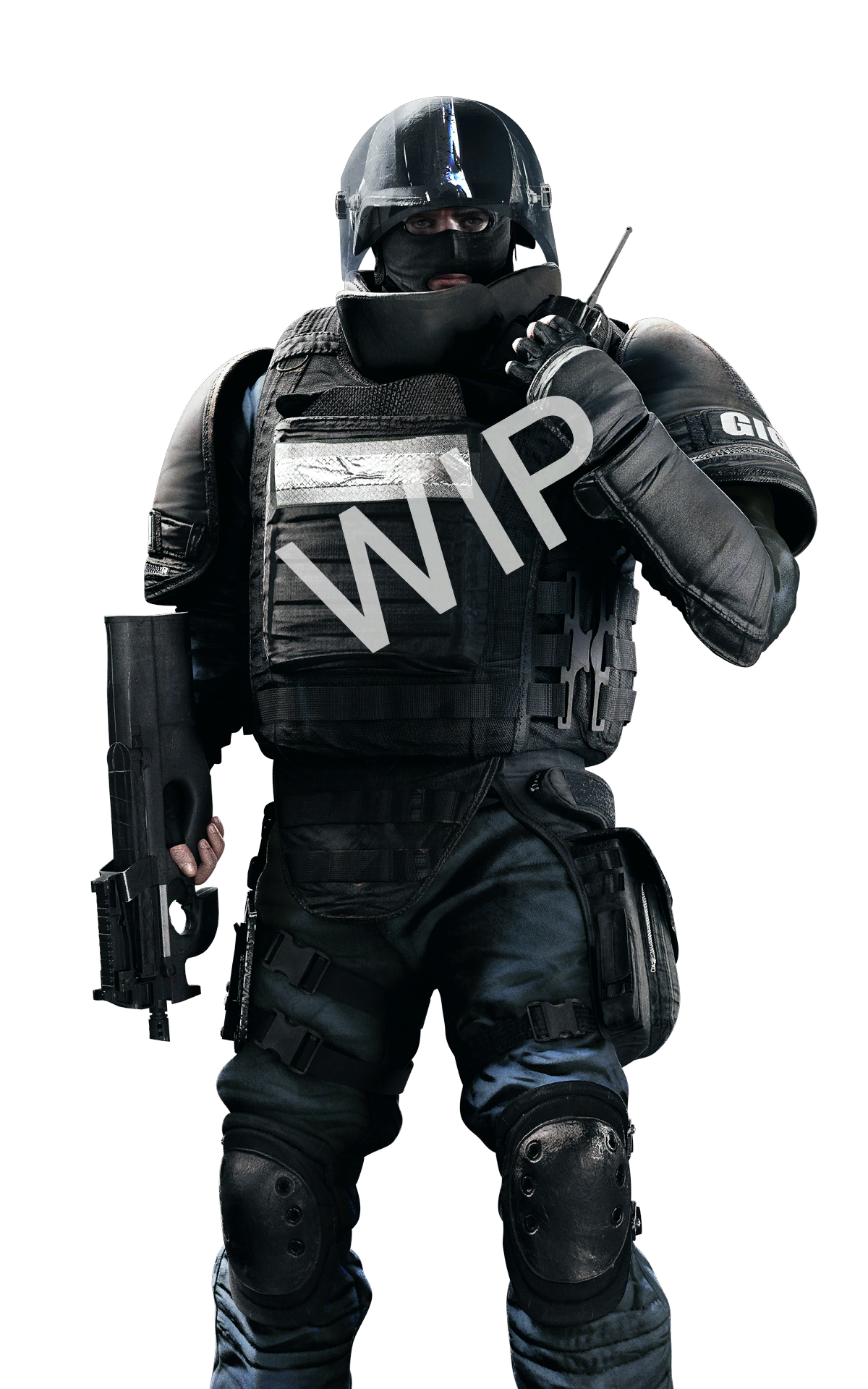 Early WIP Rook Portrait