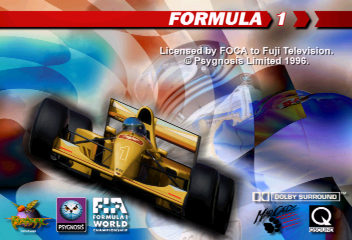 Original European release title screen