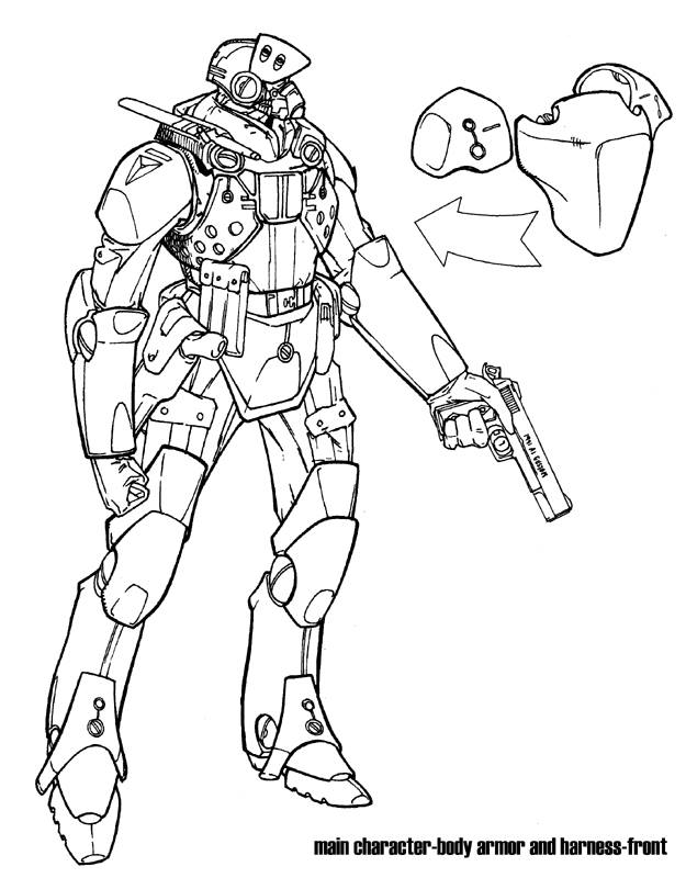 Sanjuro Makabe (and by extenstion, Elite Trooper) in UCA armor