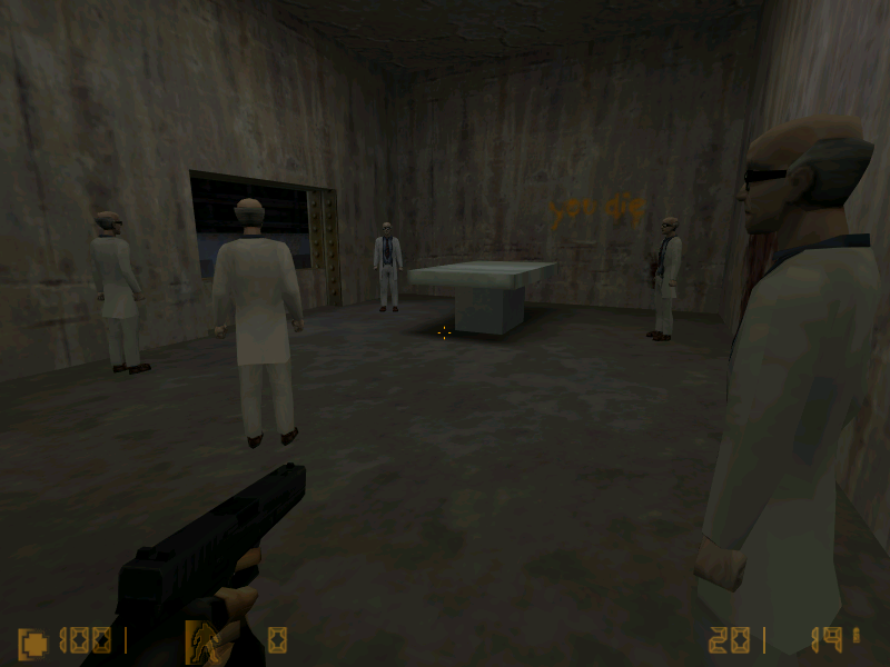 The hostage room.