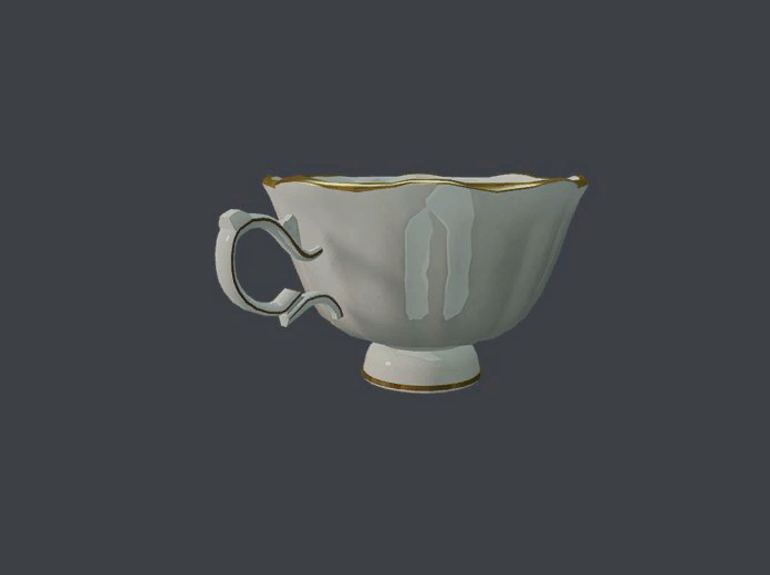 A teacup from Dartmoor.