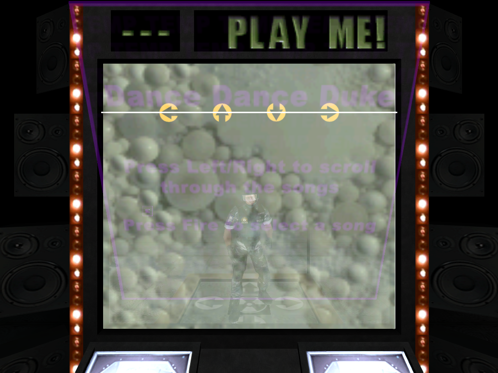 A reflective screen seen in the level ddd_1.