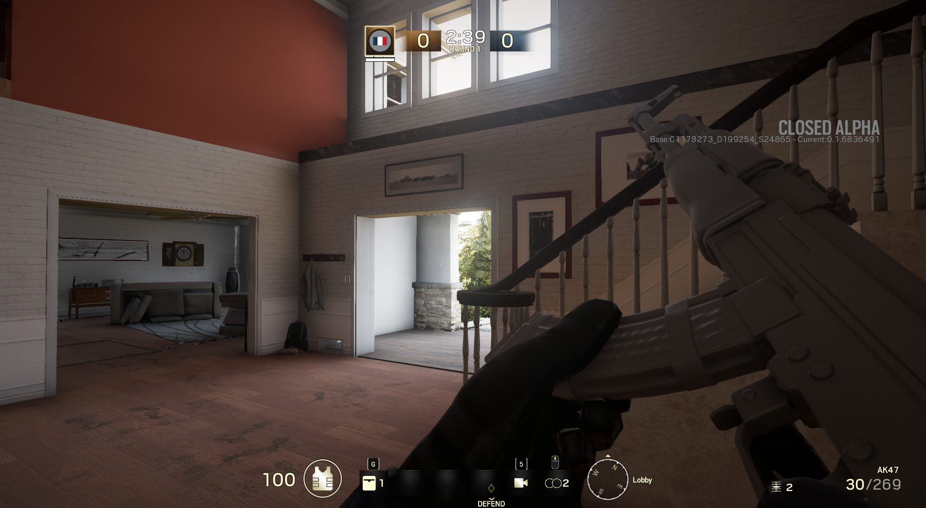 AK-47 during a tactical reload.