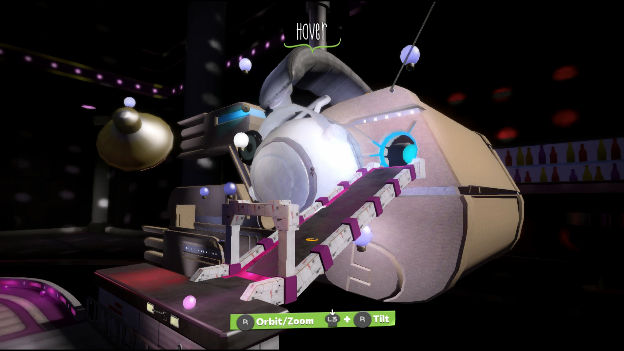 Screenshot of Lost in Bass VS, showing the Huge Spaceship object from its pre-race cutscene. Screenshot of Lost in Bass VS, showing the Huge Spaceship object from its pre-race cutscene.