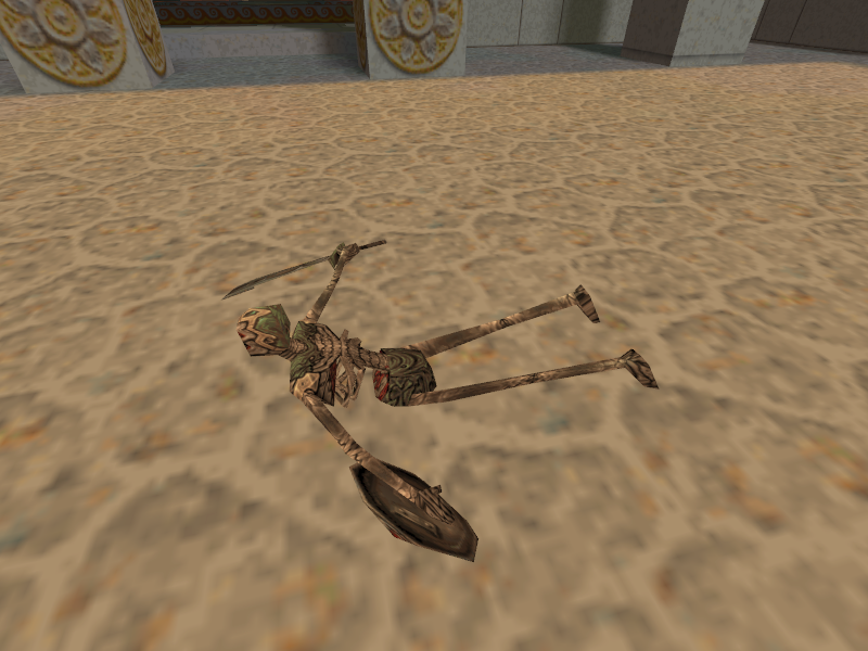 A dead Skeleton. A dead Skeleton.