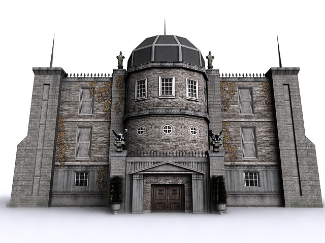 Another front view of Harrington House.
