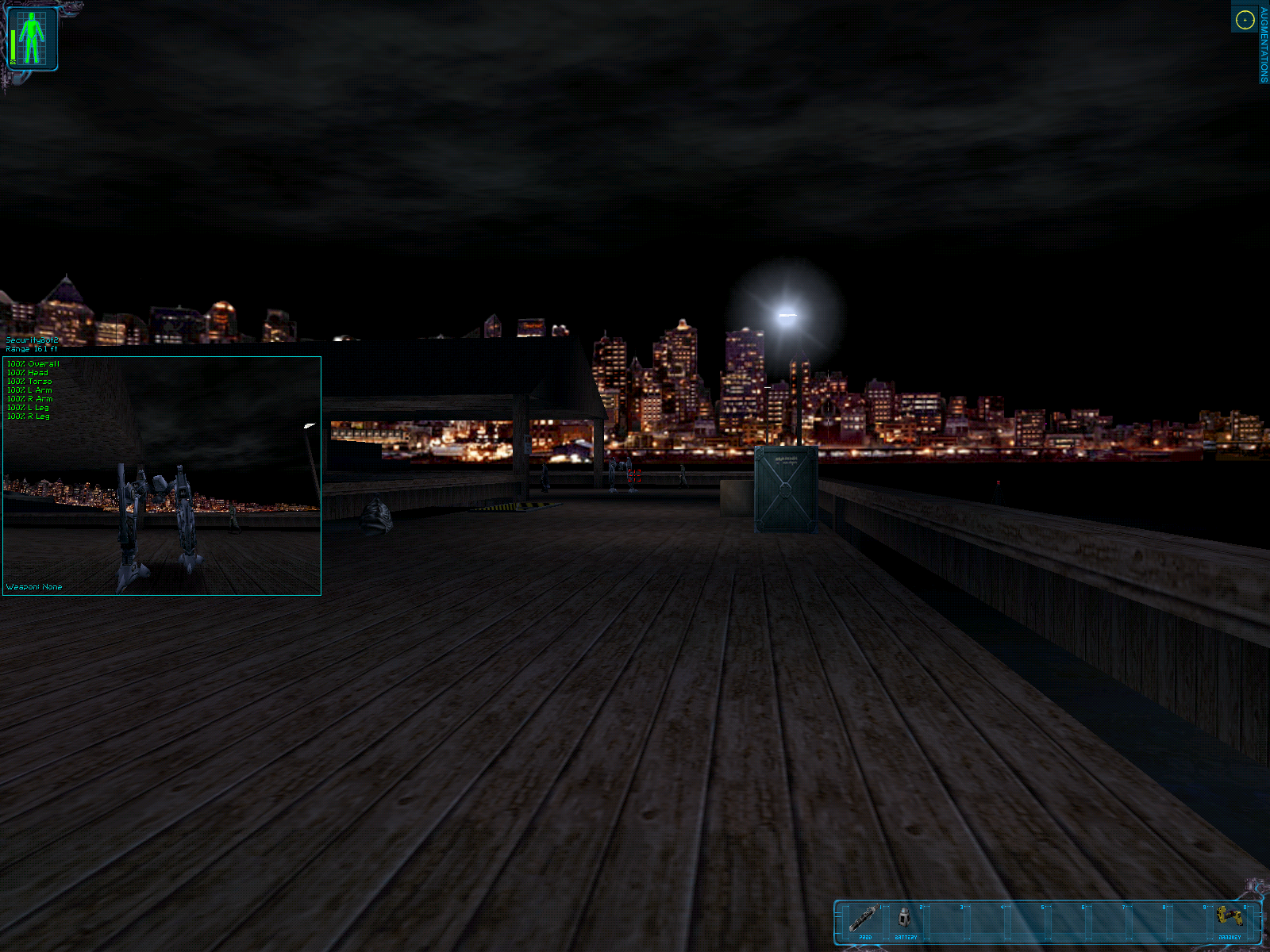 Liberty Island dock.