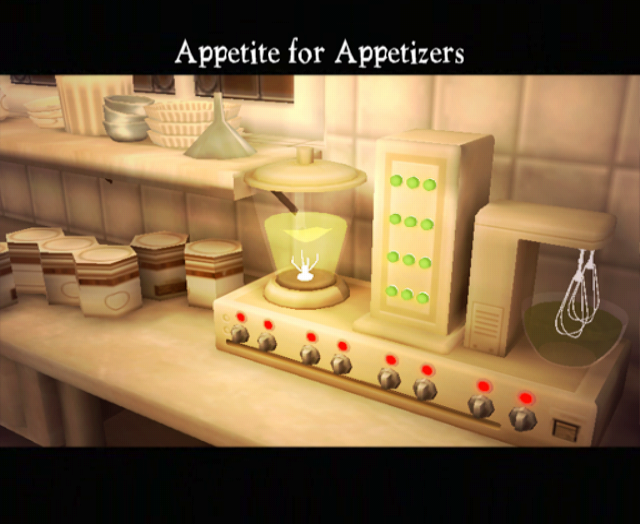 Now this one is an odd case. "Appetite for Appetizers" is the blender minigame from The Desserted Kitchen, and is the first of four minigames featured in the world's heist. The strange thing is that the other 3 minigames are all properly featured and playable as separate games outside of the heist (likely due to being cooking minigames), so leaving this one out simply due to it not being a cooking minigame comes across as very odd.