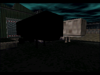 The background and prop trailers.