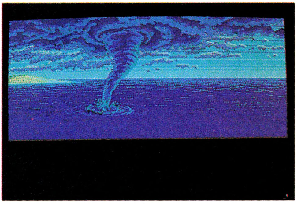 The waterspout off the mainland coast. The left edge of this background was cropped in the final game.
