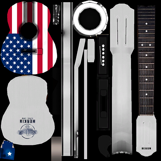 American acoustic skin.