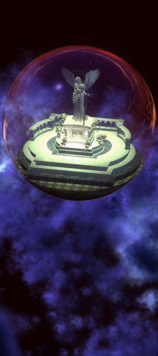 The MORI Statue... IN SPACE! The MORI Statue... IN SPACE!
