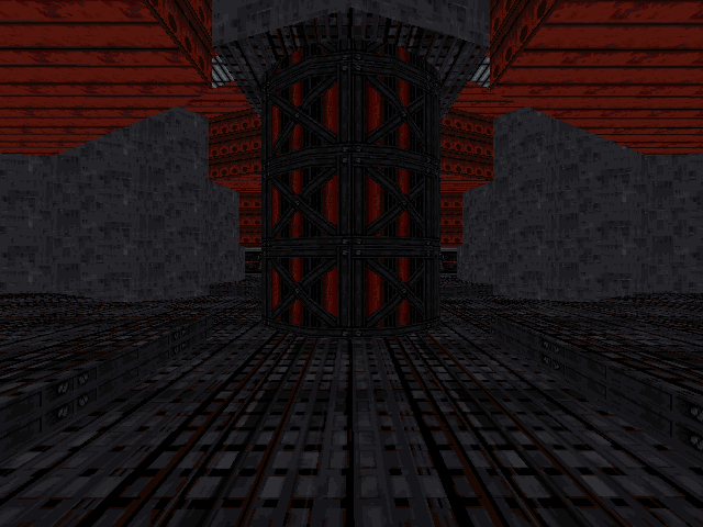 Basement without any lights on. Basement without any lights on.