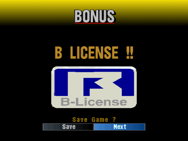 The license logos in their natural habitat (B License shown). The license logos in their natural habitat (B License shown).
