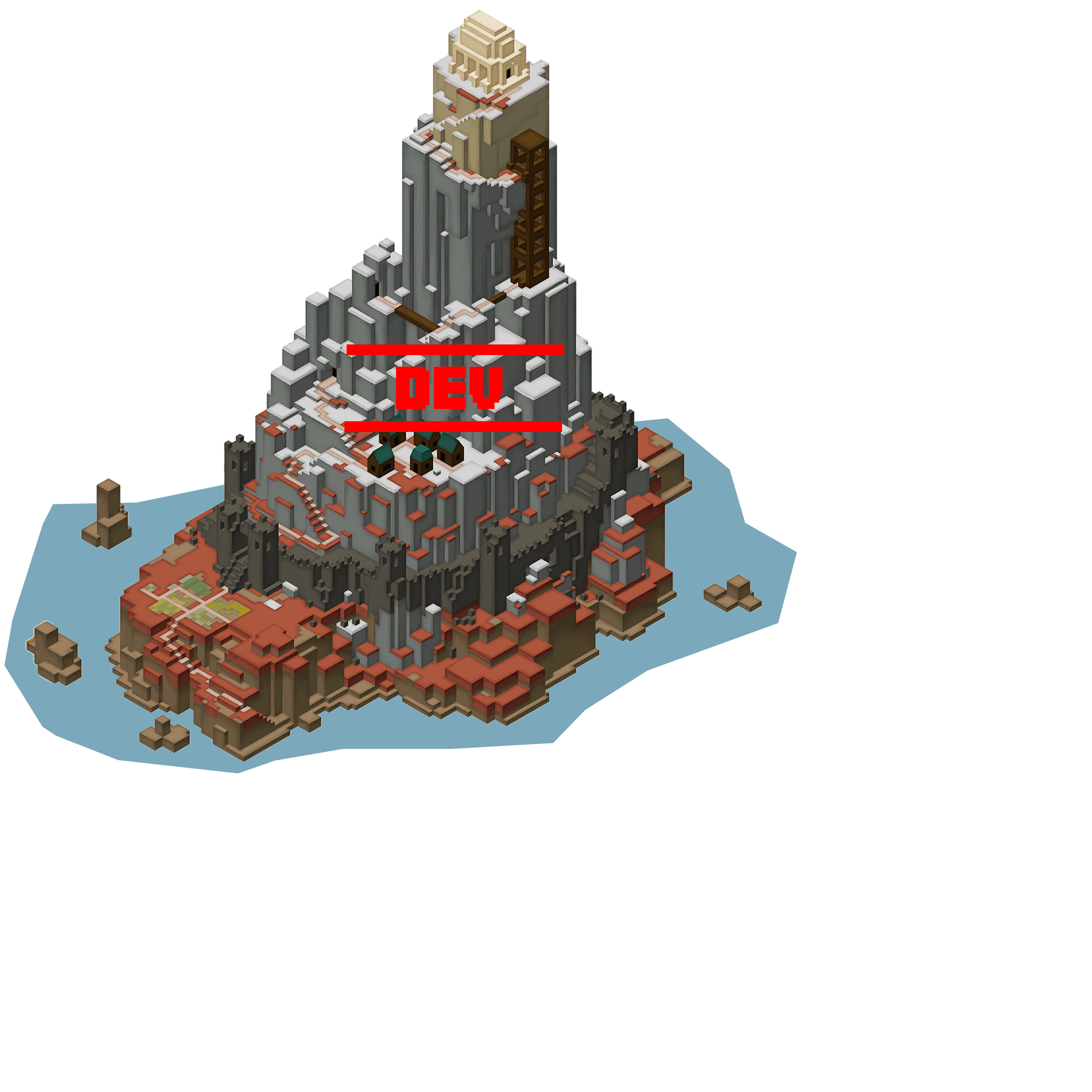 Early Howling Peaks map.