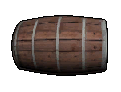 A cut version of the barrel icon.