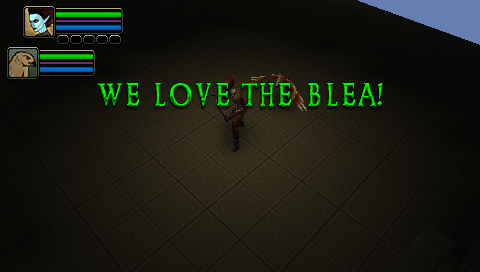 BLEA TEST level upon loading