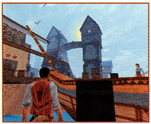 Scan: A woman onboard the starting ship.