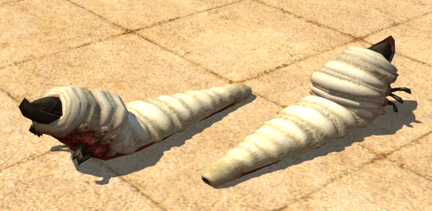 Default texture applied to Crypt Worm in the Editor
