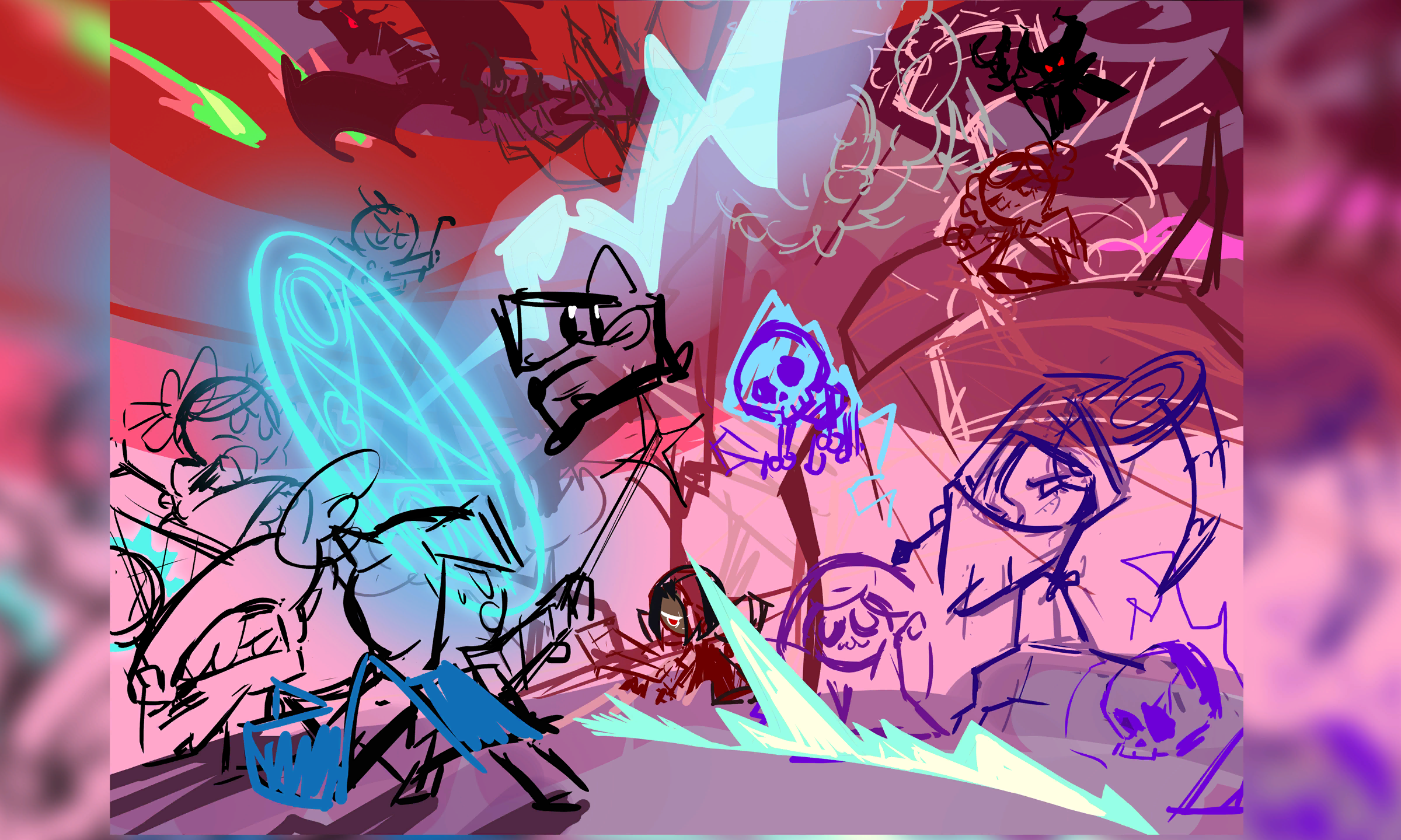 A sketch of the New Season art.