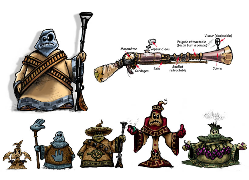Concept art of the Hoodlum army. Concept art of the Hoodlum army.