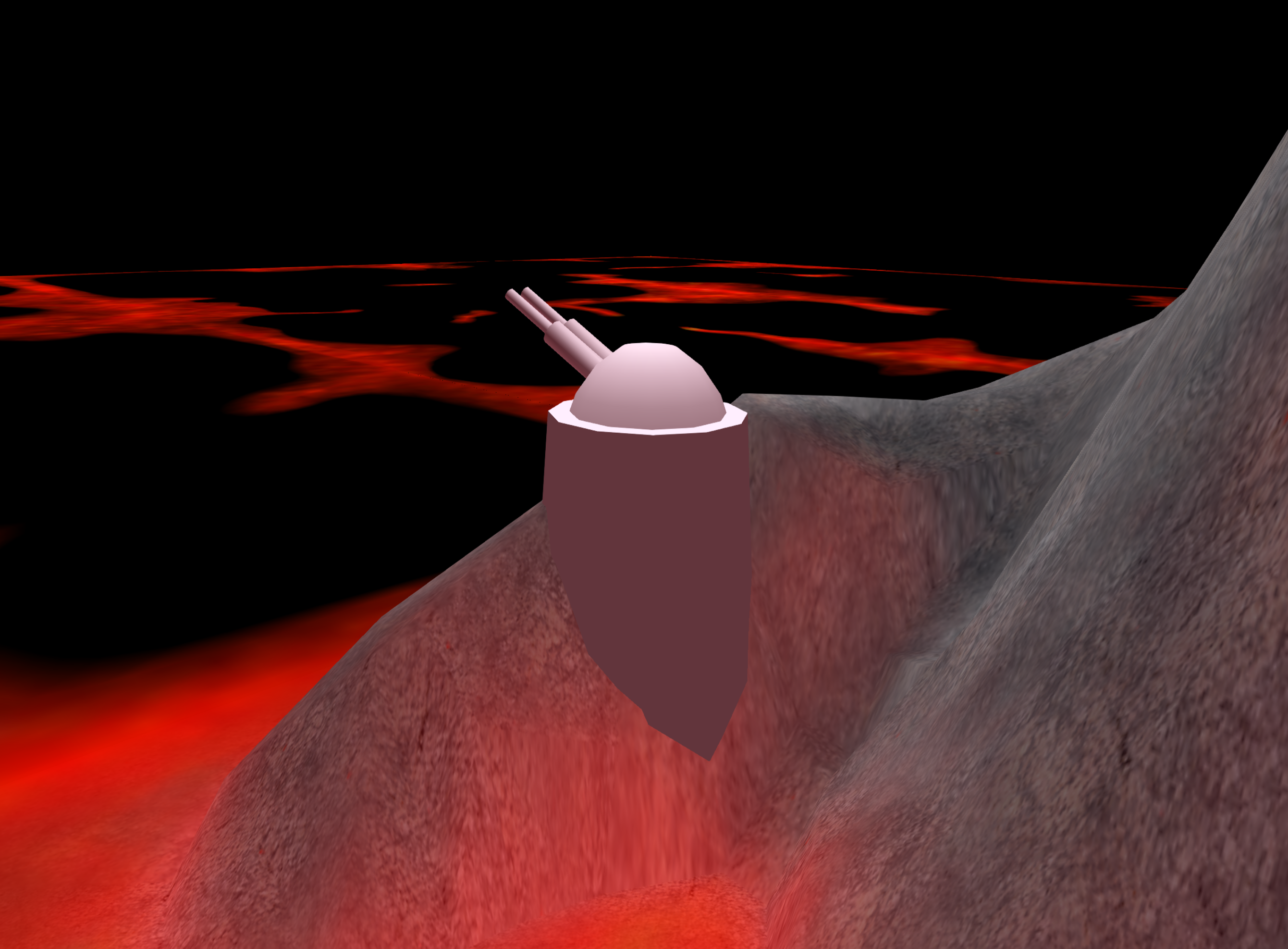 A more traditional turret design A more traditional turret design