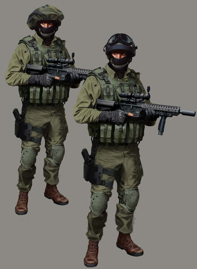 IDF concept art. IDF concept art.