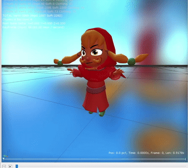 Well, here's something interesting. This is an animation that even Hat Kid doesn't have leftover. This would be the Beta animation for recoiling from a still jump. Like the previous two animations, this wasn't in the Beta builds.