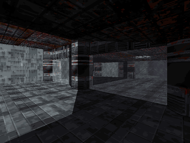 Entering the glass room. Entering the glass room.