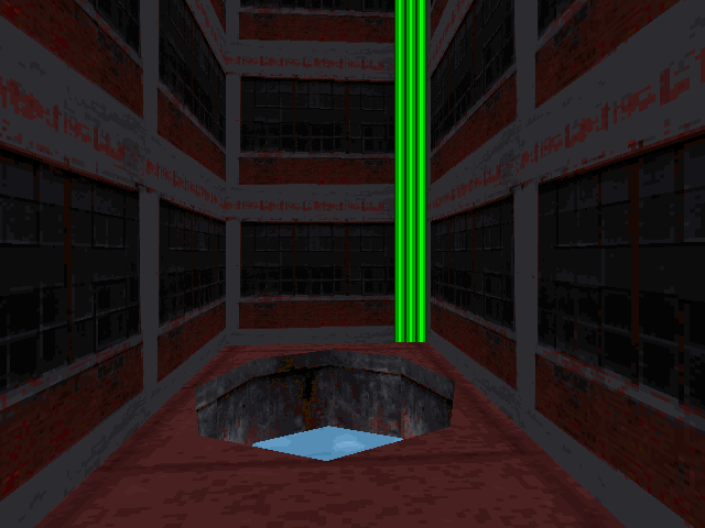 Neon buildings entrance. Neon buildings entrance.