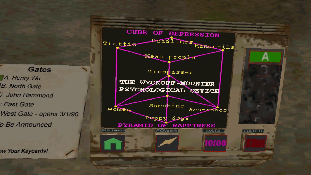 It seems the guys at DWI were really depressed close to the end of development... It seems the guys at DWI were really depressed close to the end of development...