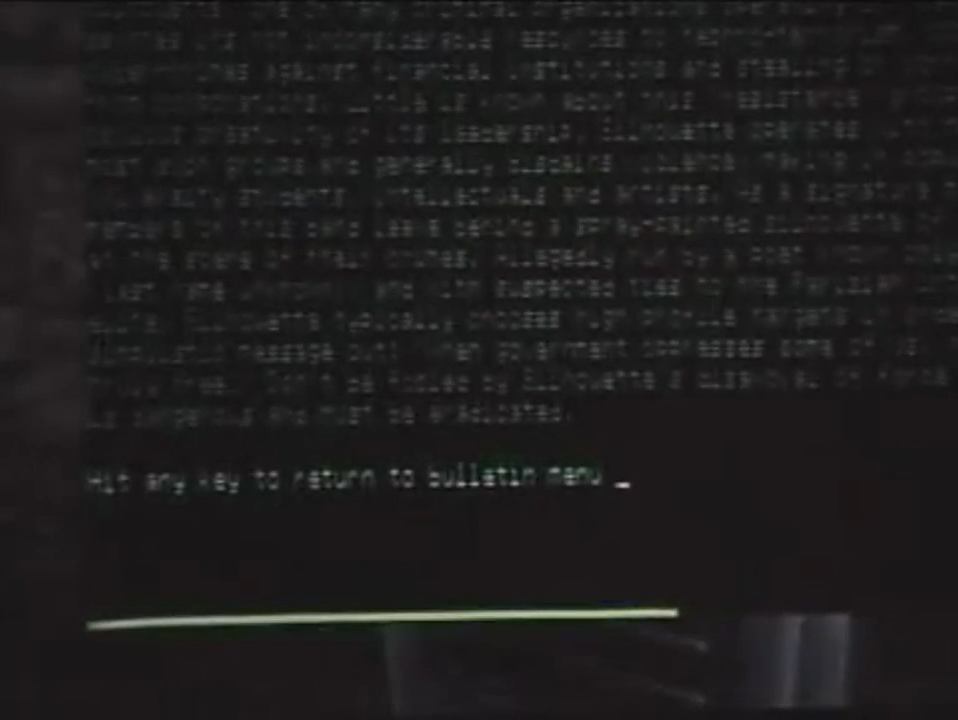 01:54 Using a public bulletin computer.