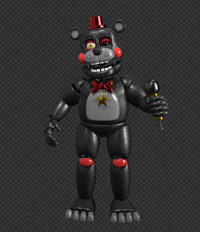 A 3D Render of Lefty's model A 3D Render of Lefty's model