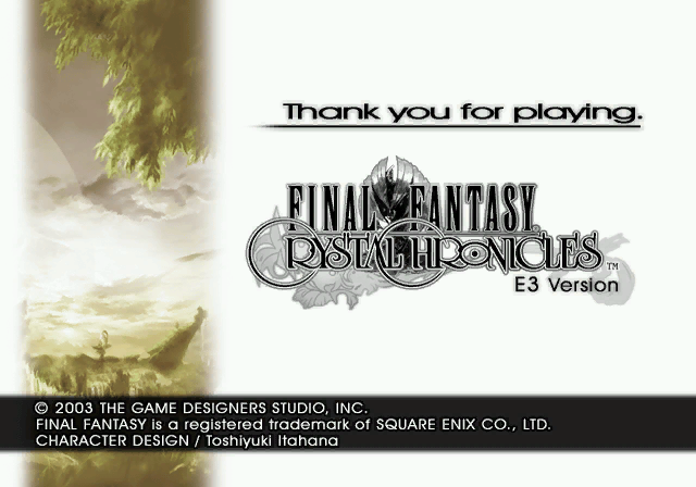 FFCC_E3_Thanks.png FFCC_E3_Thanks.png