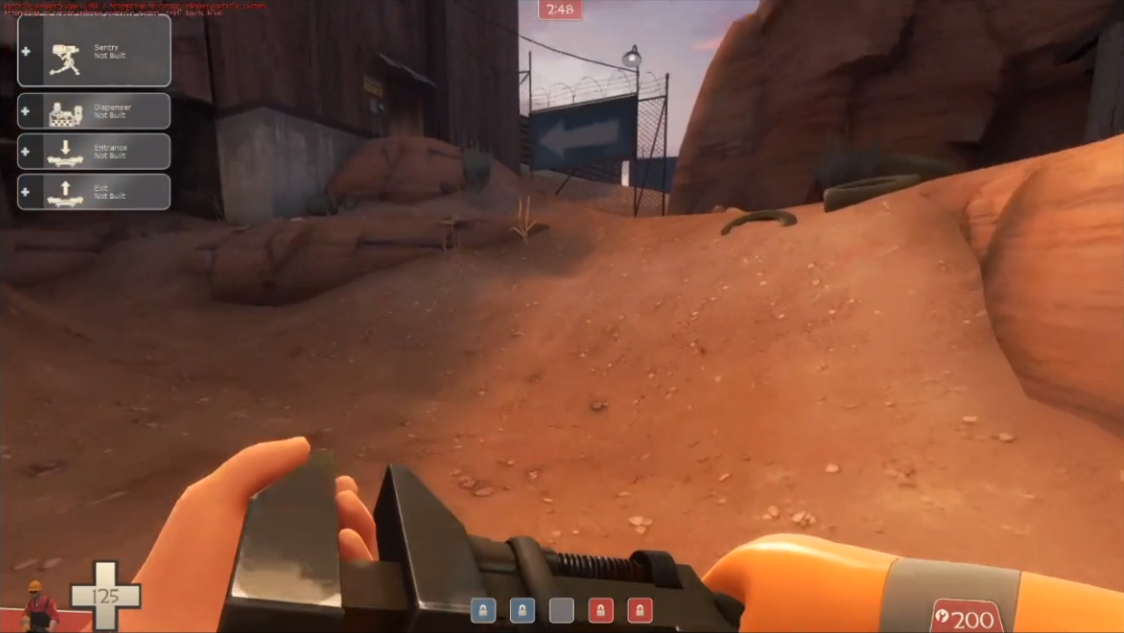 Mini-Dispenser HUD icon seen in a screenshot from a video of a compiled staging build of the game, made by someone with access to Source Developer Repo content. Mini-Dispenser HUD icon seen in a screenshot from a video of a compiled staging build of the game, made by someone with access to Source Developer Repo content.