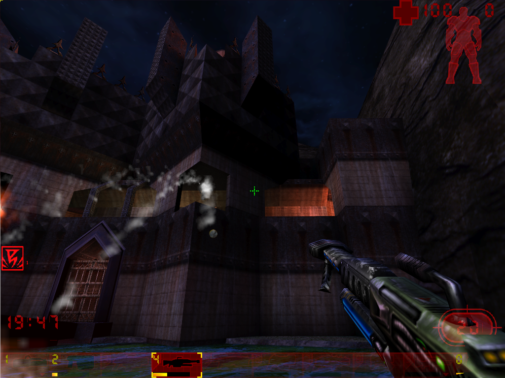 Flak Cannon shell turret firing at the player. Flak Cannon shell turret firing at the player.