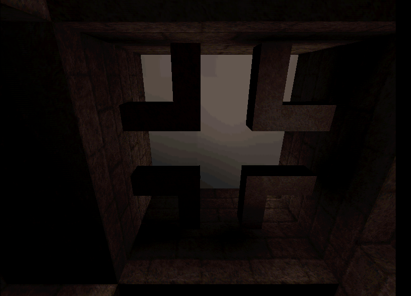 Top of the fourth floor, near the elevator. Top of the fourth floor, near the elevator.