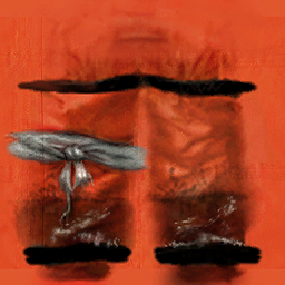 Texture meant to be used for the back of his legs.